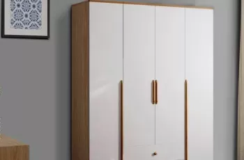 Tủ áo 4 cánh Hàn Quốc – thiết kế hiện đại, rộng rãi, tiện nghi